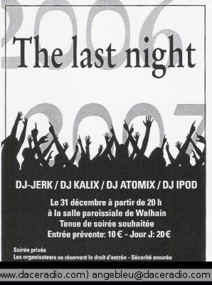 The last night = Le jOur de l' an...